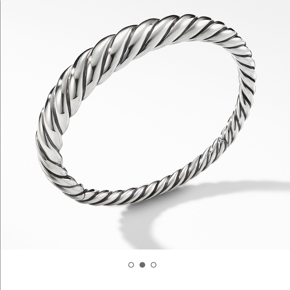 David Yurman cable bracelet sterling silver.